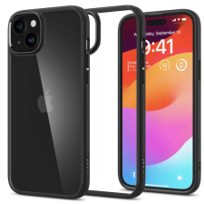 Spigen Ultra Hybrid hátlap iPhone 15 matt fekete tok és táska