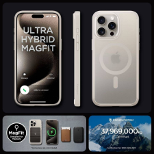 Spigen Ultra Hybrid Mag MagSafe-kompatibilis tok iPhone 16 Pro Max - titánszürke tok és táska