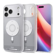 Spigen ULTRA HYBRID MAG műanyag telefonvédő (ütésállóság, légpárnás keret, MagSafe) EZÜST (ACS10291) tok és táska