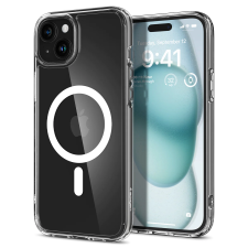 Spigen Ultra Hybrid MagFit Apple iPhone 15 MagSafe Tok - Fehér/Áttetsző (ACS06802) tok és táska