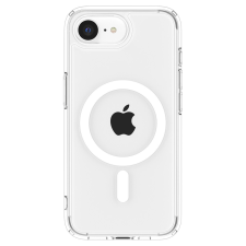 Spigen Ultra Hybrid MagFit Apple iPhone 16e MagSafe tok, Clear White, átlátszó-fehér tok és táska
