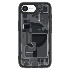 Spigen Ultra Hybrid MagFit Apple iPhone 16e MagSafe tok, Zero One, fekete tok és táska