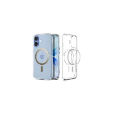 Spigen Ultra Hybrid MagFit Apple iPhone 17 tok, MagSafe, Clear Gold, átlátszó-arany tok és táska