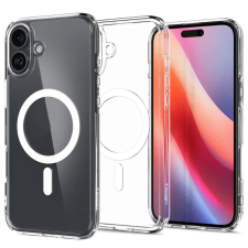 Spigen Ultra Hybrid Magfit iPhone 16 tok átlátszó-fehér (ACS08205) (ACS08205) tok és táska
