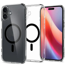 Spigen Ultra Hybrid Magfit iPhone 16 tok átlátszó-fekete (ACS08206) (ACS08206) tok és táska