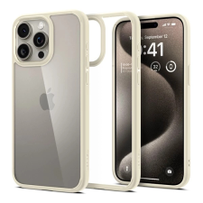 Spigen Ultra Hybrid Mute Apple iPhone 15 Pro Max tok bézs tok és táska