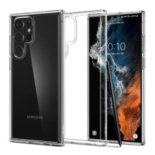 Spigen Ultra Hybrid Samsung Galaxy S22 Ultra Crystal Clear tok, átlátszó tok és táska
