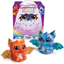 Spin Master Hatchimals Alive Meglepetés tojás Draggle Interaktív Plüss játék plüssfigura