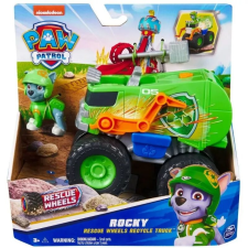 Spin Master Mancs őrjárat Monstertruck lövedékvetővel és Rocky figura szett autópálya és játékautó