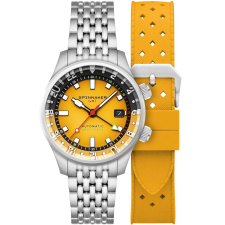 Spinnaker SP-5121-99 Mens Watch Bradner GMT Automatic 42mm 18ATM, karóra