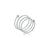  Spirál Ezüst péniszgyűrű átmérő:45mm