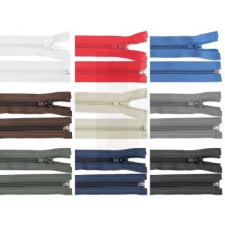  Spirálcipzár 80 cm  - 9 szín rövidáru