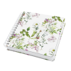  Spirálfüzet, 234x215 mm, sima, 120 lap, keményfedeles, SIGEL "Jolie Fairytale Garden"