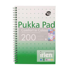  Spirálfüzet, A5, vonalas, 100 lap, PUKKA PAD "Irlen Jotta Green" füzet