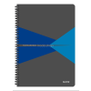  Spirálfüzet A/4 vonalas Office PP borítóval kék