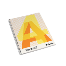  Spirálfüzet ESSELTE A/4 70 lapos perforált lyukasztott kockás füzet