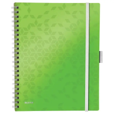  Spirálfüzet LEITZ Wow Active A/4 80 lapos kockás zöld füzet