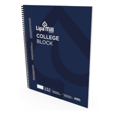 Spirálfüzet LIPAMILL College block A/4 70 lapos kockás Office füzet