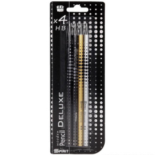 Spirit : Deluxe grafit ceruza fekete fa 4db-os szett ceruza