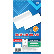 Spirit : Fehér boríték LA/4 11x23cm 25db-os csomag boríték