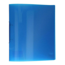 Spirit : Kék áttetsző gyűrűs dosszié 30mm-es A4-es gyűrűskönyv