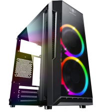 Spirit of Gamer Deathmatch 3 táp nélküli ablakos mATX ház fekete (6001RA) (sog6001RA) számítógép ház