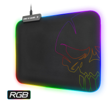 Spirit of Gamer Egérpad - RGB Medium (RGB háttérvilágítás, 350 x 255 x 3mm; fekete) asztali számítógép kellék