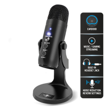 Spirit of Gamer Mikrofon - EKO 700 (USB, Cardioid, Beépített Jack csatlakozó, zajszűrés, fekete) mikrofon