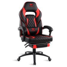 Spirit of Gamer szék - MUSTANG Red (állítható dõlés/magasság; kihajtható lábtartó;... forgószék