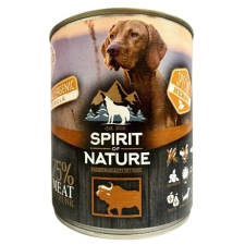 Spirit of Nature Dog konzerv Bivaly hússal 800g kutyaeledel