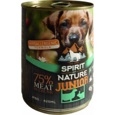 Spirit of Nature Dog konzerv Junior Bárányhússal és Nyúlhússal – 415 g kutyaeledel
