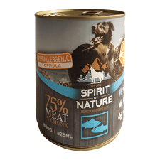  Spirit of Nature Dog konzerv Tonhallal és lazaccal – 12×415 g kutyaeledel