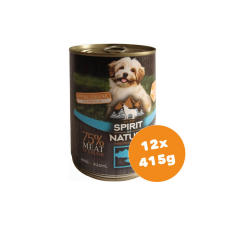 Spirit of Nature Dog konzerv Tonhallal és lazaccal 12x415g kutyaeledel