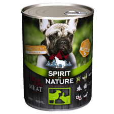 Spirit of Nature | Hypoallergenic | Felnőtt kutyáknak | Konzerv | Bárány és nyúl - 415 g kutyaeledel