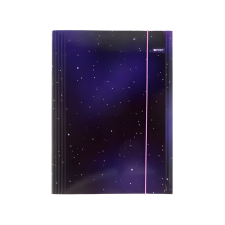 Spirit : Soft Purple csillagos űr gumis mappa A/4 mappa