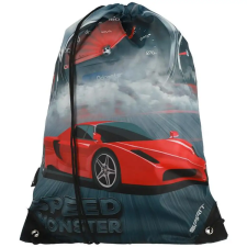 Spirit : Speed Monster piros sportautó mintás tornazsák, sportzsák 33x47cm tornazsák