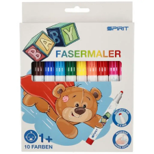 Spirit : Színes bébi 10db-os kimosható filctoll szett filctoll, marker