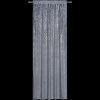 SPLENDID DEKOR FÜGGÖNY 140X260CM SZÜRKE SZÍNŰ, EZÜST MINTÁS