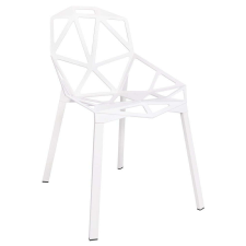  SPLIT PREMIUM szék fehér - alumínium, fehér lábakkal bútor