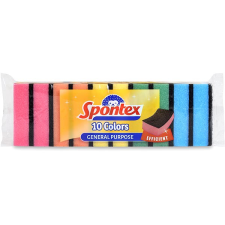 Spontex Colors szivacs, 10 darab takarító és háztartási eszköz