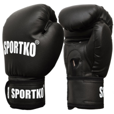 SportKO Boxkesztyű SportKO PD1 fekete 12oz boksz és harcművészeti eszköz