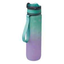 Sportkulacs beépített szívószállal 1 liter türkiz kulacs, kulacstartó