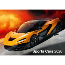  Sports Cars 2026 - Sportwagen - Autos Kalender naptár, kalendárium