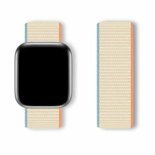  Sportszíj Apple Watch 42 / 44 / 45 / 46 / 49 mm-hez - bézs okosóra kellék