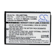 SPPP0083516 Akkumulátor 550 mAh mobiltelefon akkumulátor