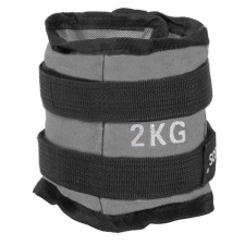Springos Állítható boka és csuklósúly 2 x 2kg - szürke kézisúlyzó