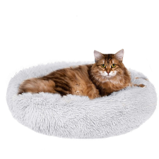 Springos cica/kutya fekhely szürke 120 cm szállítóbox, fekhely kutyáknak