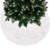 Springos Karácsonyfa alátét 90 cm - fehér