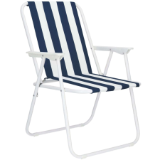 Springos kerti szék - 74 x 57 x 52 cm #kék-fehér kerti bútor