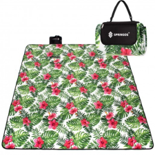 Springos Piknik takaró, virágmintás, 200x160 cm-es piknik pléd lakástextília